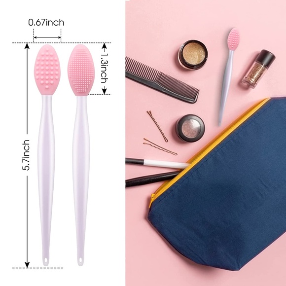 ✨4 for $15✨ Lip Scrub Brush Lip Brush Tool, Silicone Exfoliating Lip Brush 1 PC - Picture 4 of 8